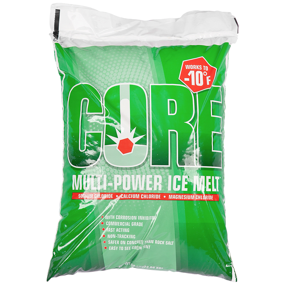 Ice Melt Ice-A-Way® Rock Salt - 50 lb. Poly Bag